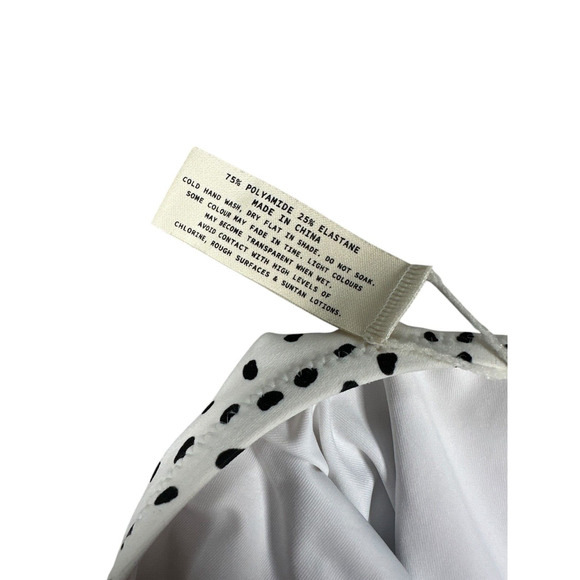 Zulu & Zephyr One Piece Bathing Suit Sz 6 Polka Dot Adjustable Swim Beach Vacay - Picture 7 of 11